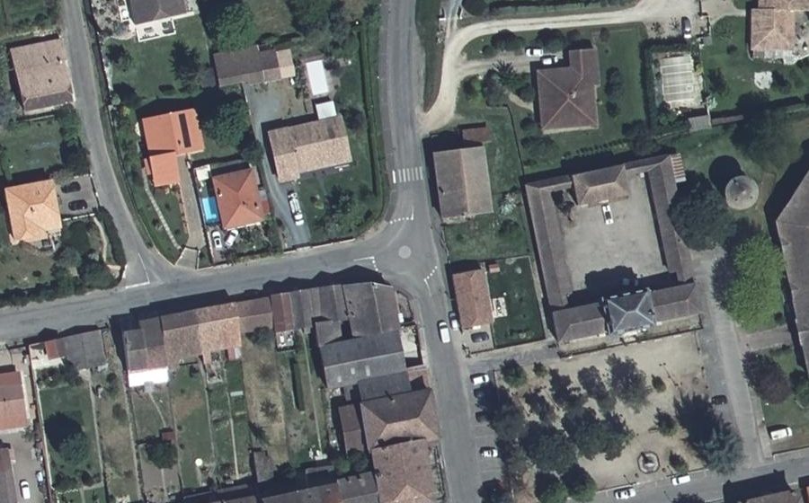 Vue aérienne du Mini-giratoire n°2160930150