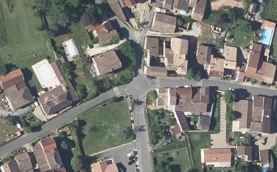Vue aérienne du Mini-giratoire n°2163195689