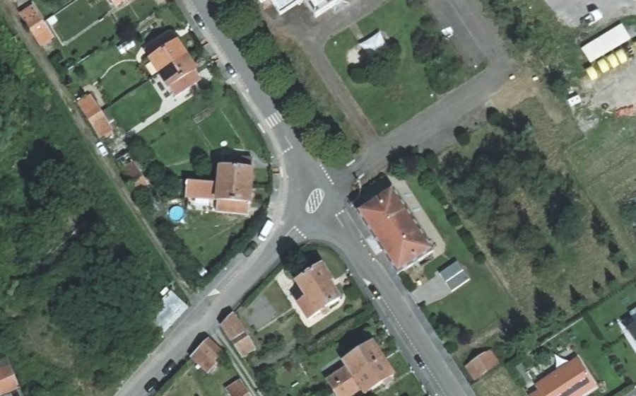 Vue aérienne du Mini-giratoire n°2165971387