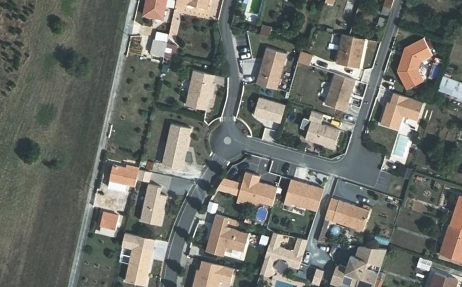 Vue aérienne du Mini-giratoire n°2175053008