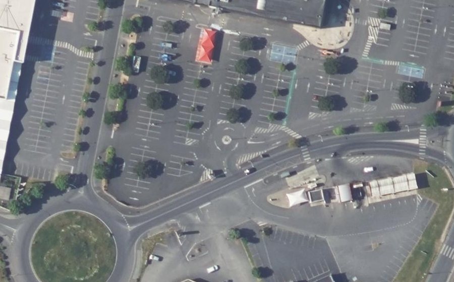 Vue aérienne du Mini-giratoire n°2180620881