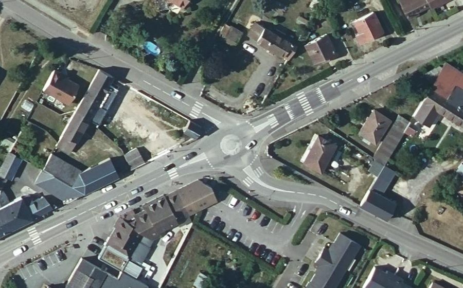 Vue aérienne du Mini-giratoire n°2184041245