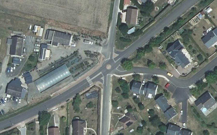 Vue aérienne du Mini-giratoire n°2185913276
