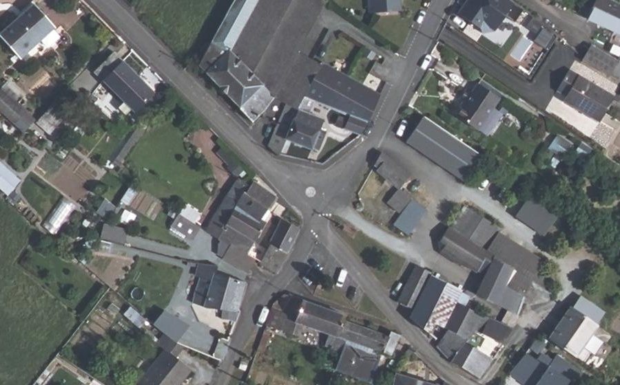 Vue aérienne du Mini-giratoire n°2186856228