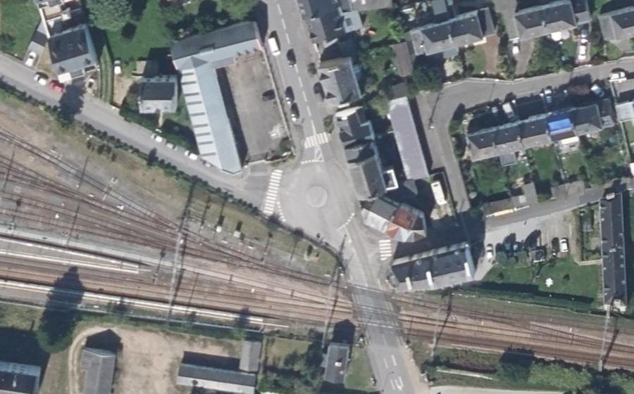 Vue aérienne du Mini-giratoire n°2188478783