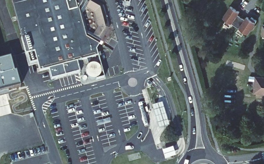 Vue aérienne du Mini-giratoire n°2191073057