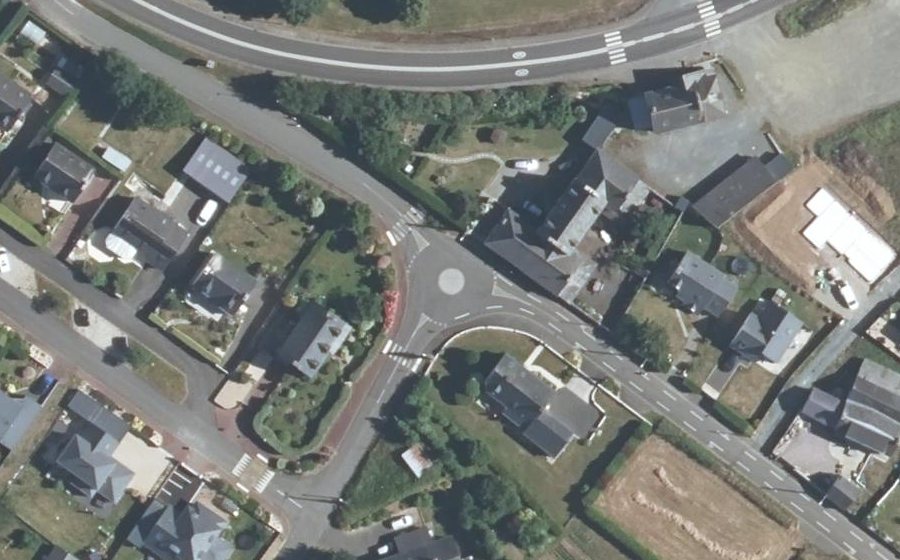 Vue aérienne du Mini-giratoire n°2202945886