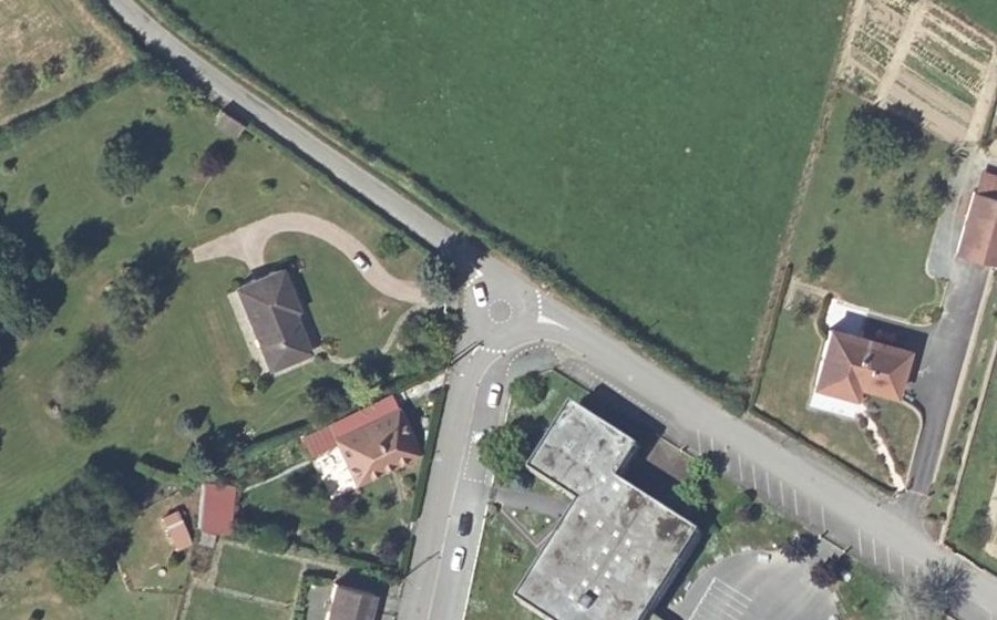 Vue aérienne du Mini-giratoire n°2232612310