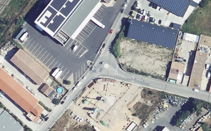Vue aérienne du Mini-giratoire n°2247209216