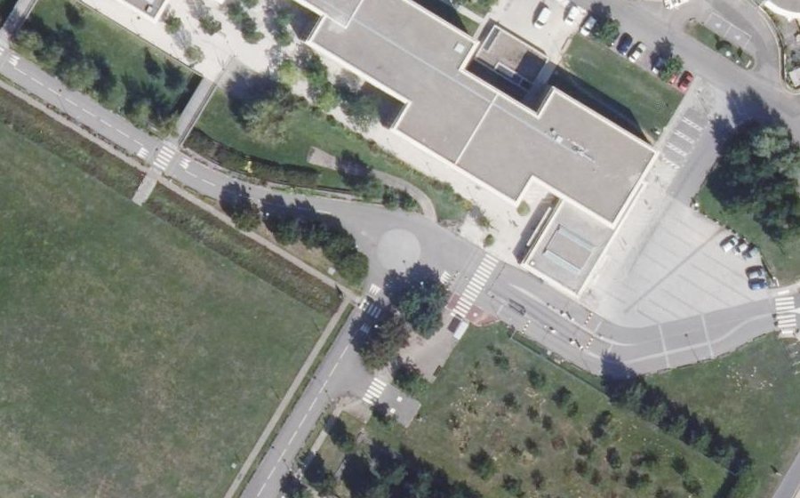 Vue aérienne du Mini-giratoire n°2257587816