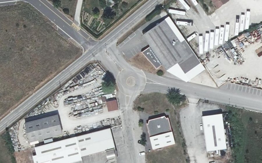 Vue aérienne du Mini-giratoire n°2262840050