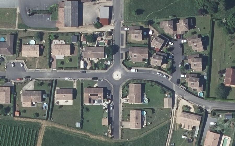 Vue aérienne du Mini-giratoire n°2263128231
