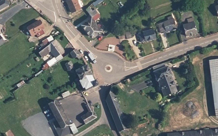 Vue aérienne du Mini-giratoire n°2265893885