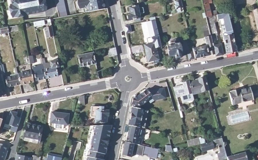 Vue aérienne du Mini-giratoire n°2268064698