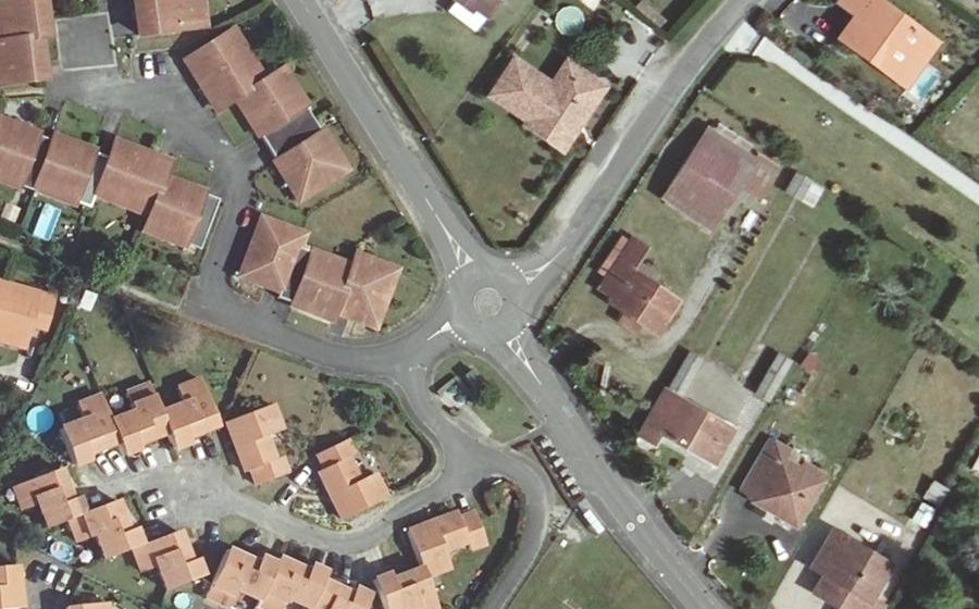 Vue aérienne du Mini-giratoire n°2272816087