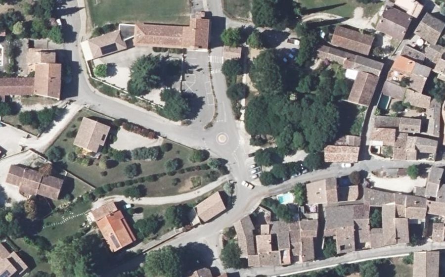 Vue aérienne du Mini-giratoire n°2275883273