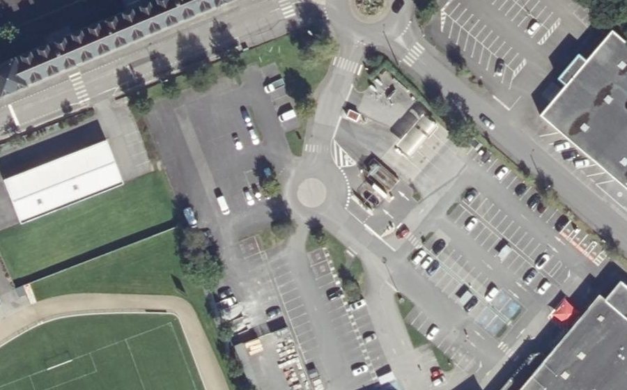 Vue aérienne du Mini-giratoire n°2280008270