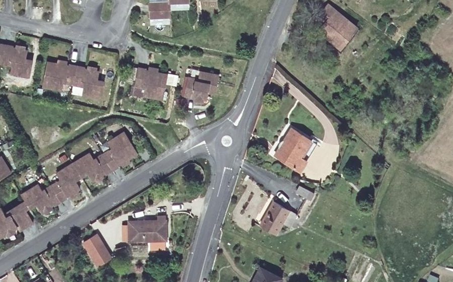 Vue aérienne du Mini-giratoire n°2280615742