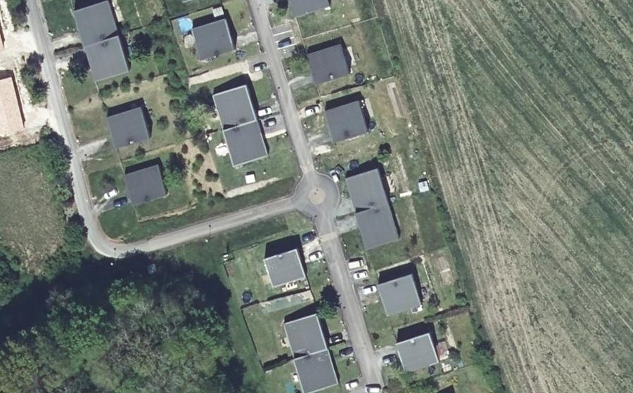 Vue aérienne du Mini-giratoire n°2280693208