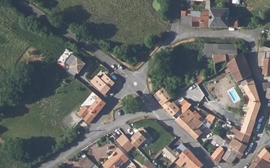 Vue aérienne du Mini-giratoire n°2283019152