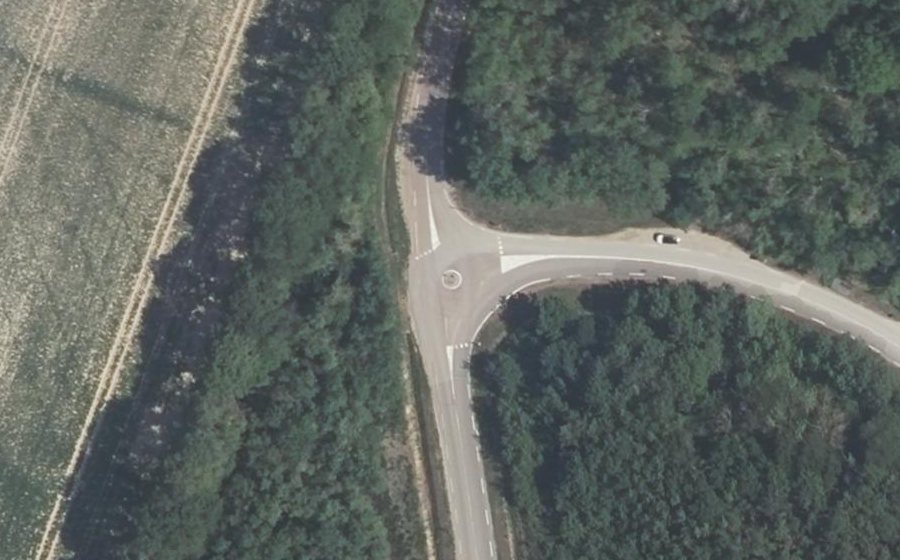 Vue aérienne du Mini-giratoire n°2285695579