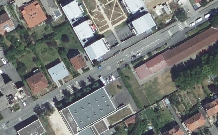 Vue aérienne du Mini-giratoire n°2285844492