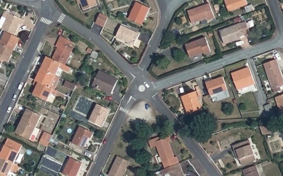 Vue aérienne du Mini-giratoire n°2292527840