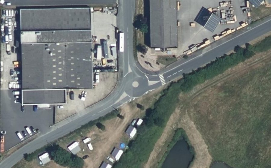 Vue aérienne du Mini-giratoire n°2292627477