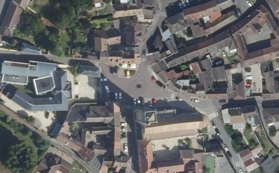 Vue aérienne du Mini-giratoire n°2295204506