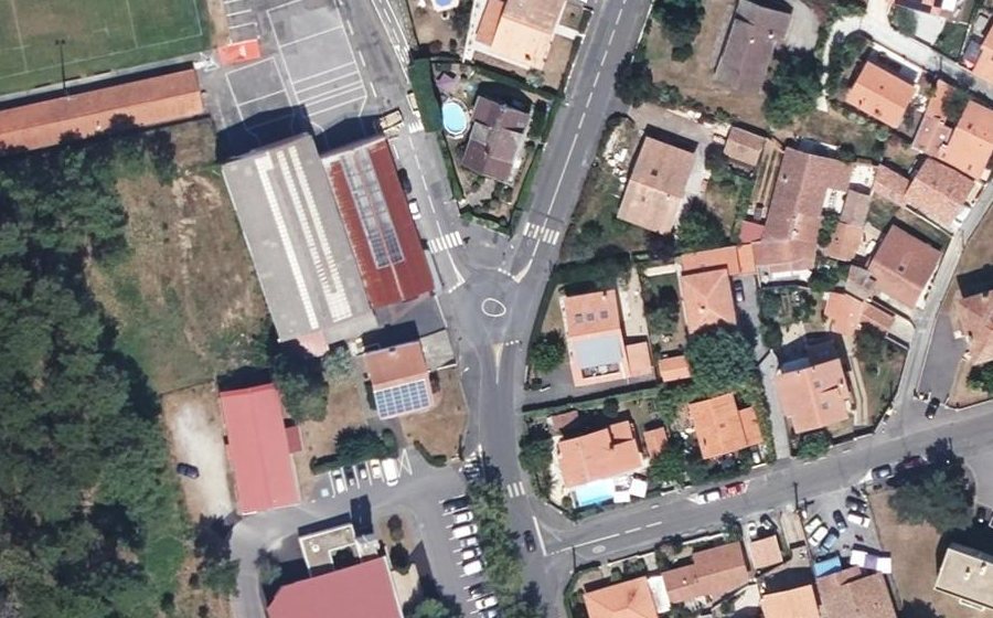 Vue aérienne du Mini-giratoire n°2299976486
