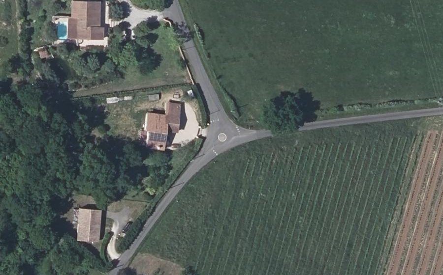 Vue aérienne du Mini-giratoire n°2300105493