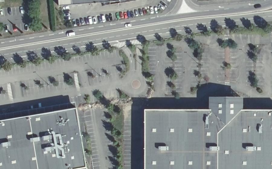 Vue aérienne du Mini-giratoire n°2302189823