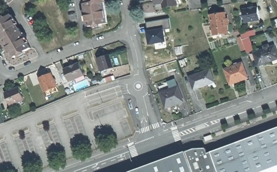 Vue aérienne du Mini-giratoire n°2302272030
