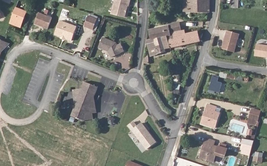Vue aérienne du Mini-giratoire n°2305268968