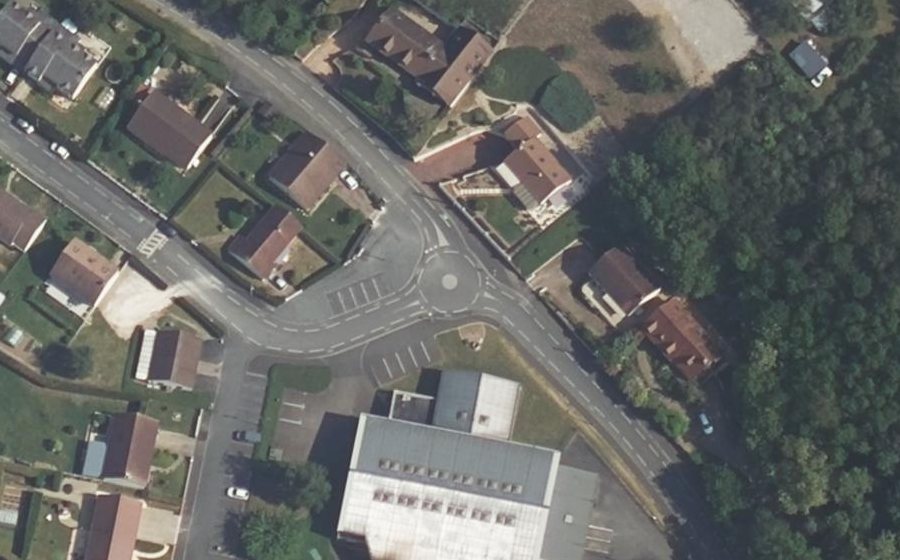 Vue aérienne du Mini-giratoire n°2305378577