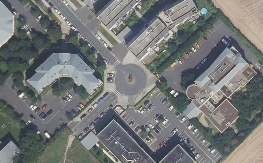 Vue aérienne du Mini-giratoire n°2312937808