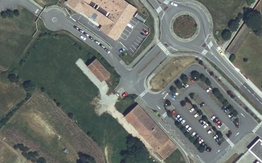 Vue aérienne du Mini-giratoire n°2314812336