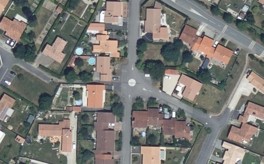 Vue aérienne du Mini-giratoire n°2318560463