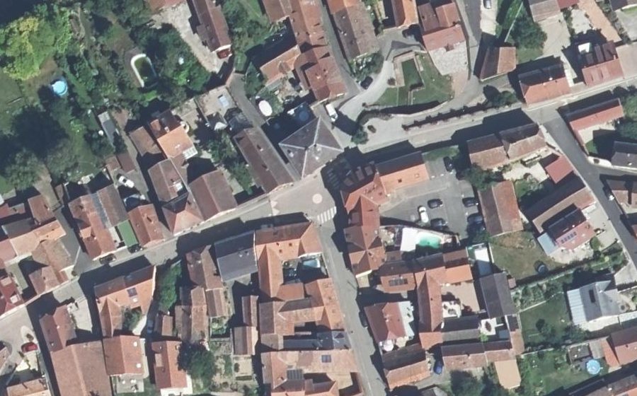 Vue aérienne du Mini-giratoire n°2321852139