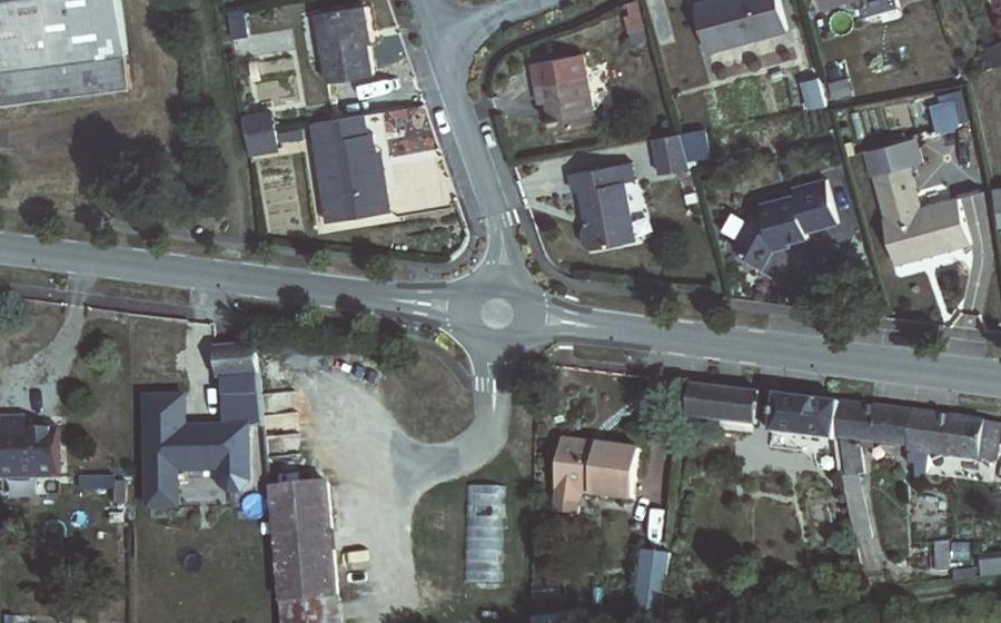 Vue aérienne du Mini-giratoire n°2335120863