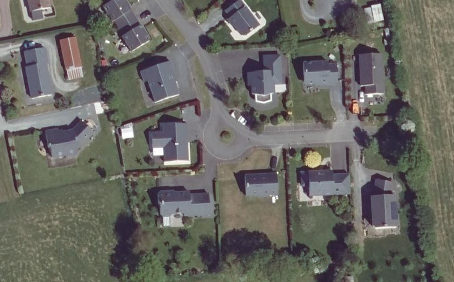 Vue aérienne du Mini-giratoire n°2343301073
