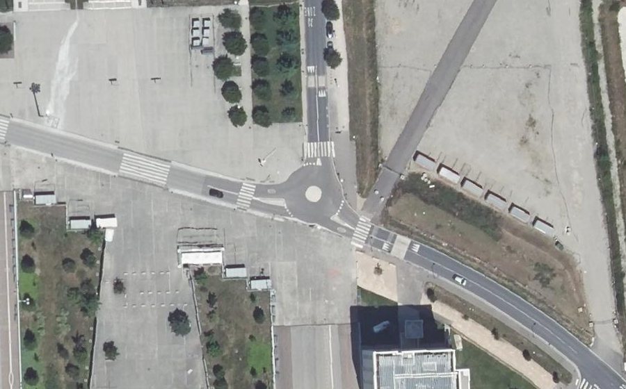 Vue aérienne du Mini-giratoire n°2343330884