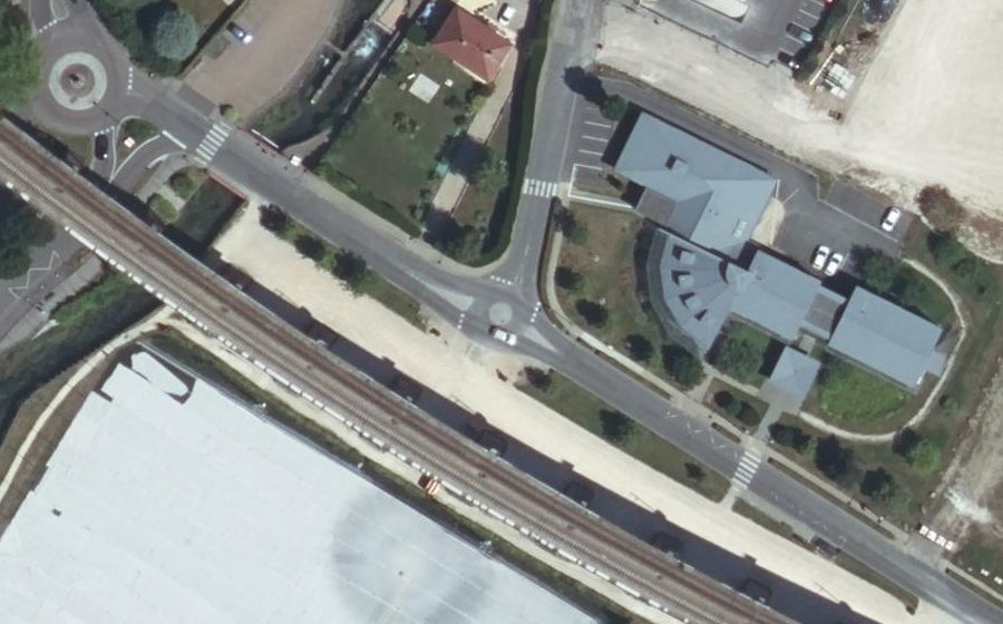 Vue aérienne du Mini-giratoire n°2349368521