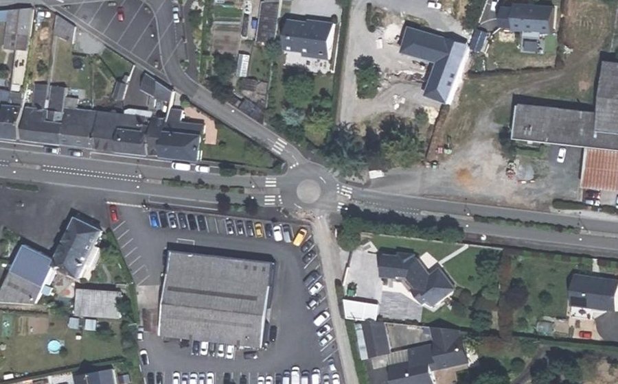 Vue aérienne du Mini-giratoire n°2354137751