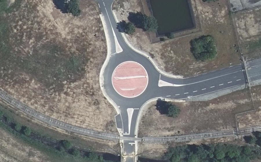 Vue aérienne du Mini-giratoire n°2354647493