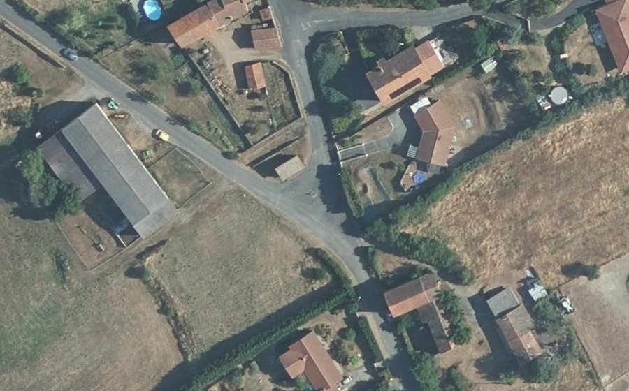 Vue aérienne du Mini-giratoire n°2355892556