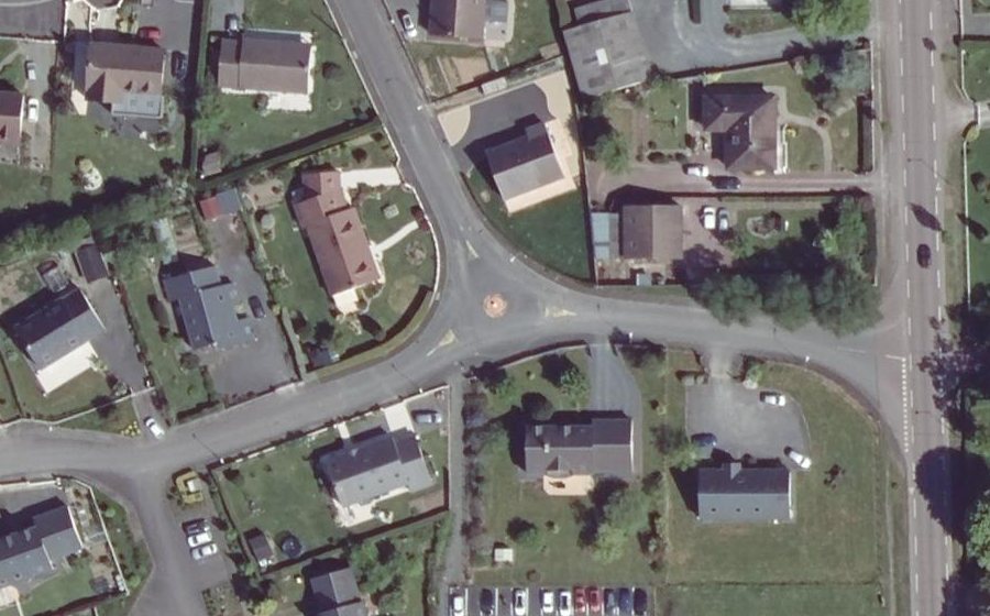 Vue aérienne du Mini-giratoire n°2357331798