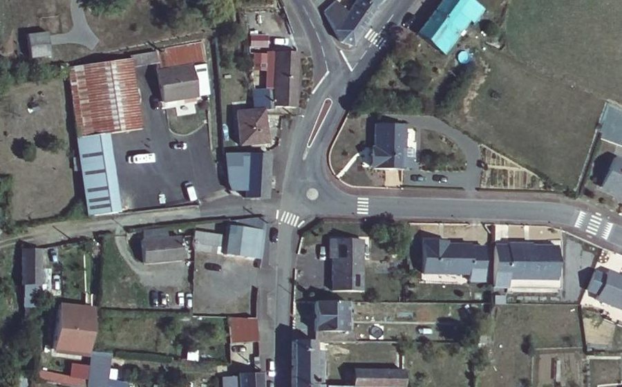 Vue aérienne du Mini-giratoire n°2357795724