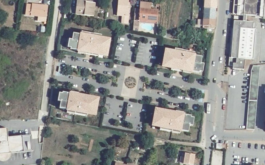 Vue aérienne du Mini-giratoire n°2358306781