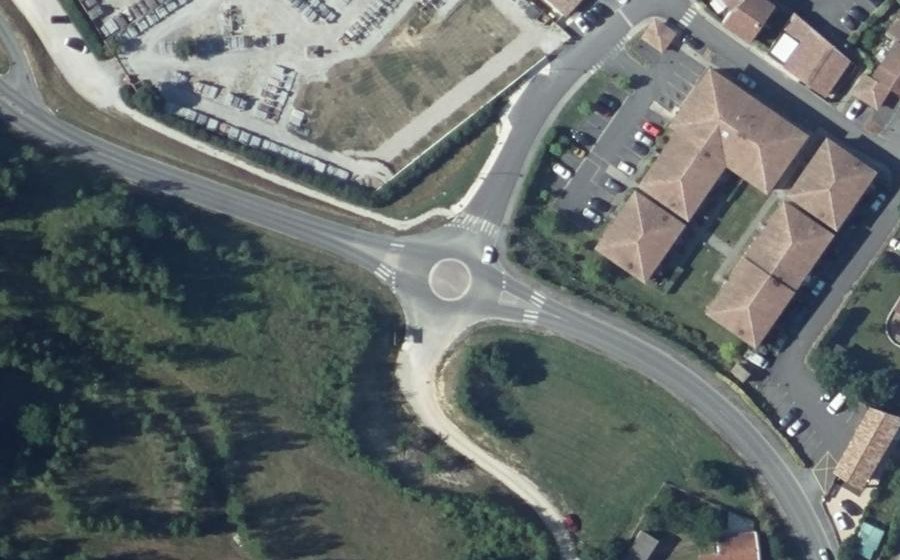 Vue aérienne du Mini-giratoire n°2364210260